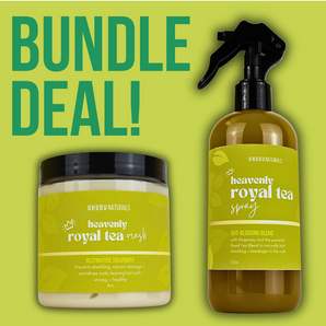 Uhuru Naturals Heavenly Royal Tea Bundles (Spray & Mask Set)