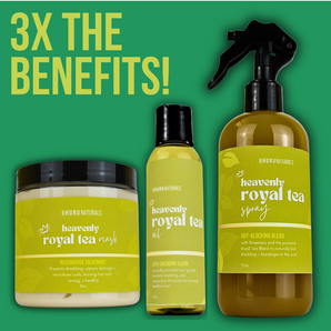 Uhuru Naturals Heavenly Royal Tea Bundles (Spray, Mask, & Oil Set)